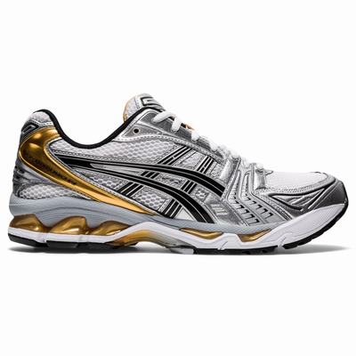 Férfi Asics Gel-Kayano 14 Utcai Cipő AS1825436 Fehér/Arany